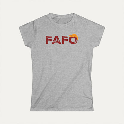 FAFO (Trump style) Women's Softstyle Tee