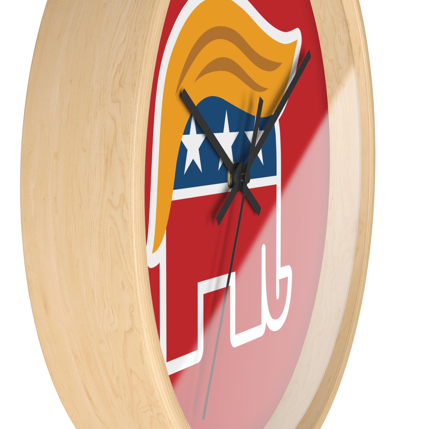 Orange Man Rad Wall Clock