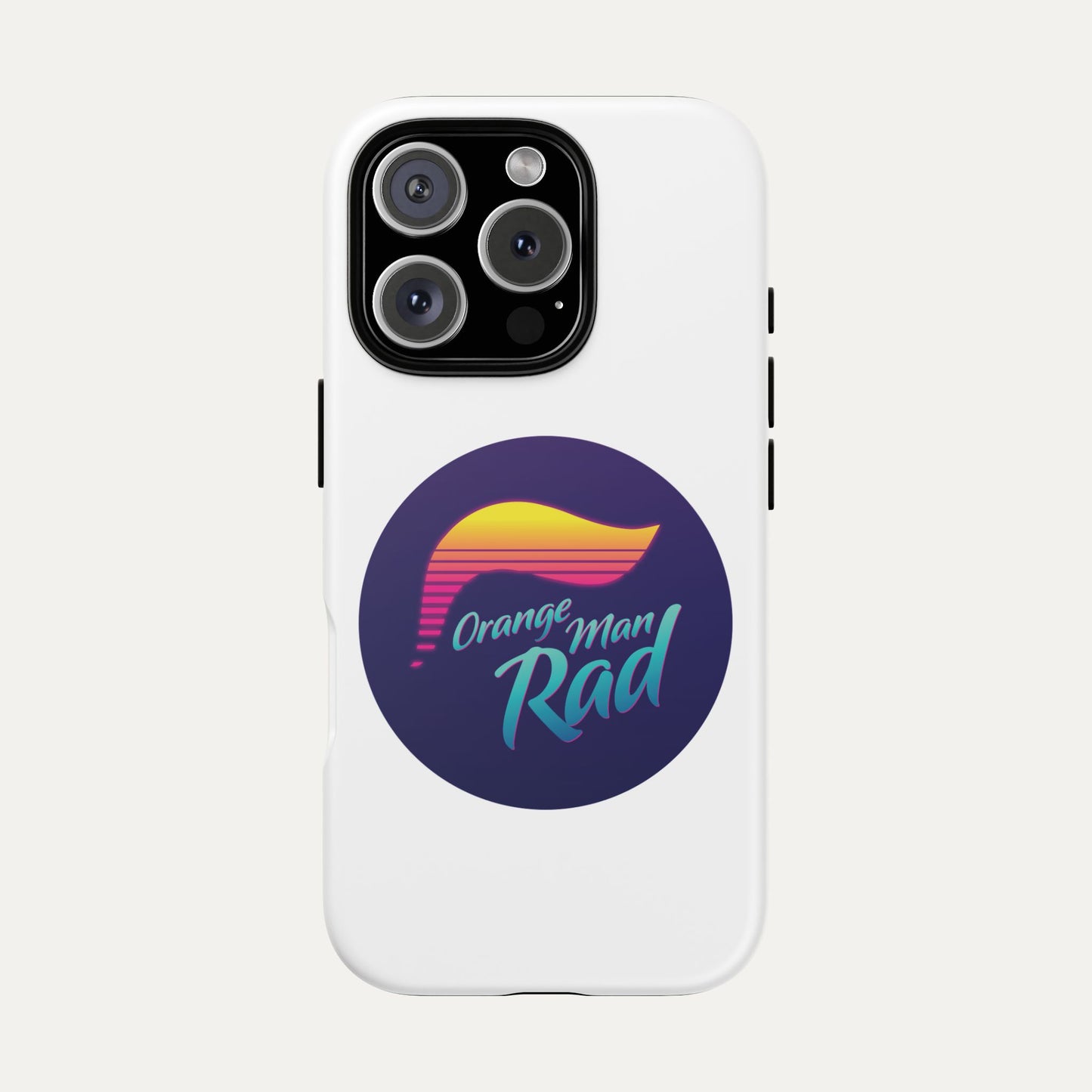 Orange Man Rad Retro Tough Cases