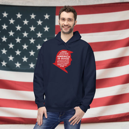 America is Good Fleece Unisex Hoodie