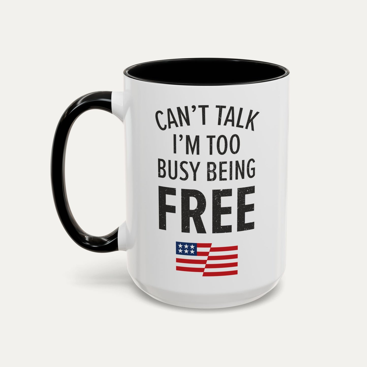 Can’t Talk 15oz Accent Mug