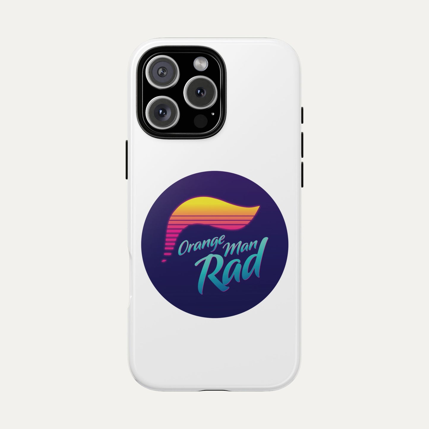 Orange Man Rad Retro Tough Cases