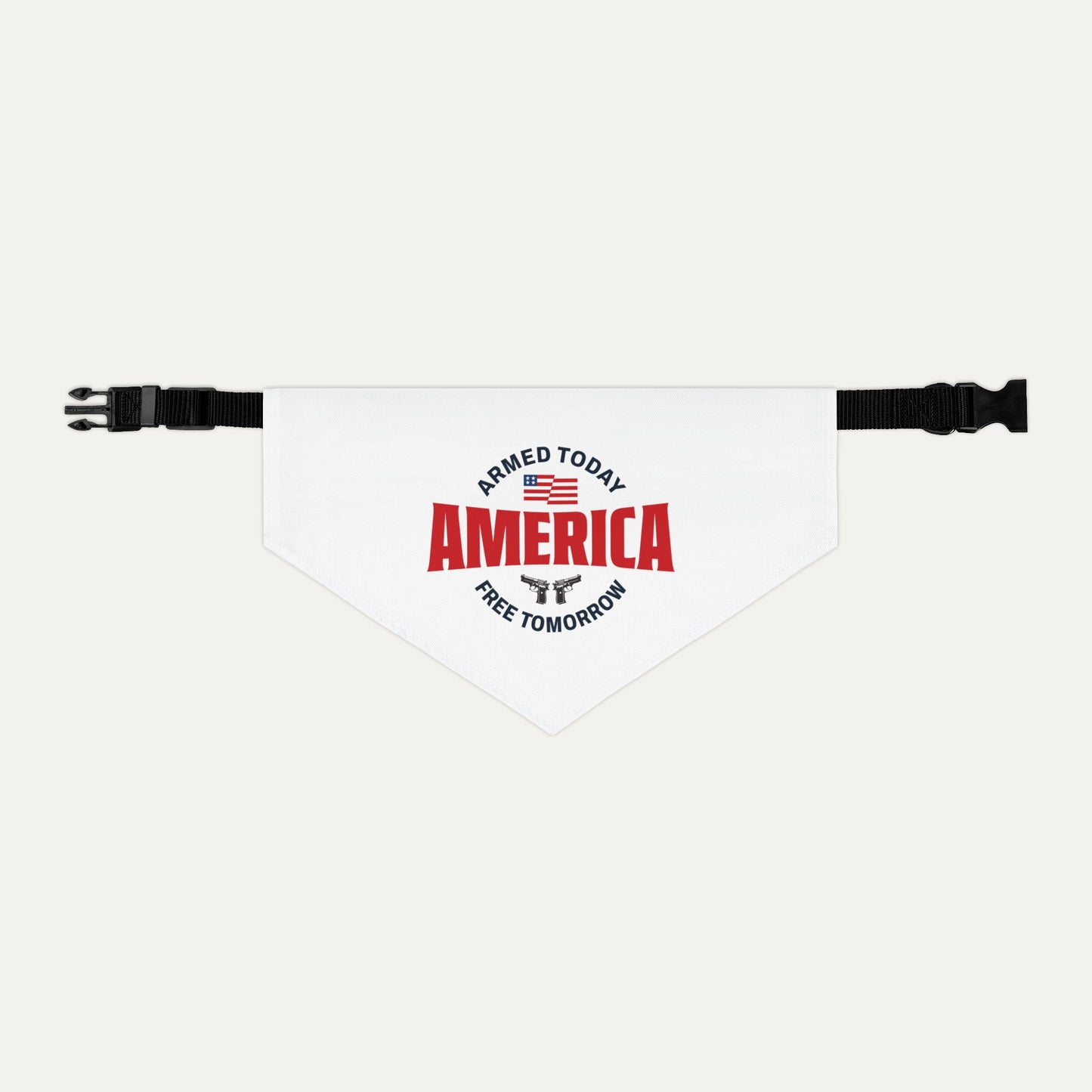 Armed Today, Free Tomorrow Pet Bandana Collar