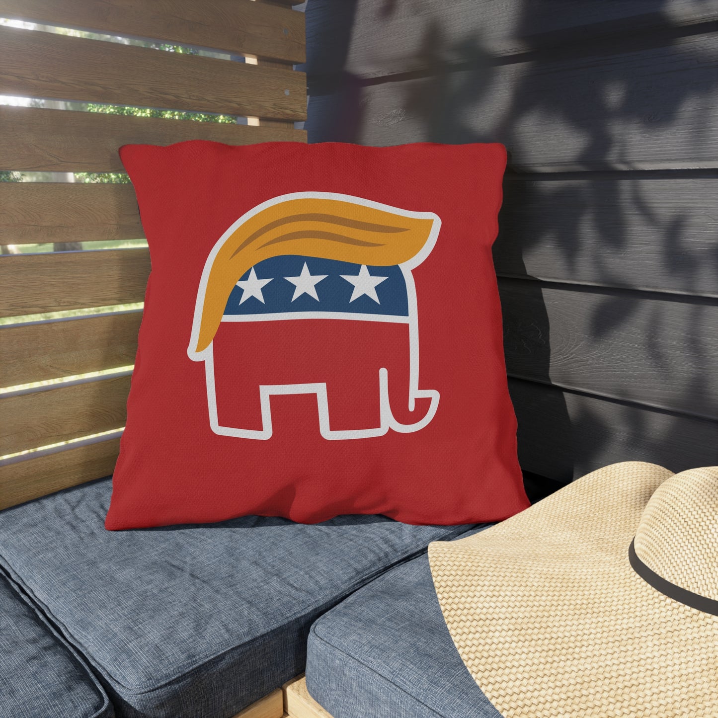 Orange Man Rad Outdoor Pillows