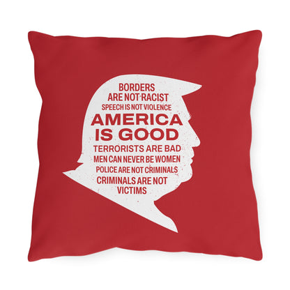 America is Good Outdoor Pillows