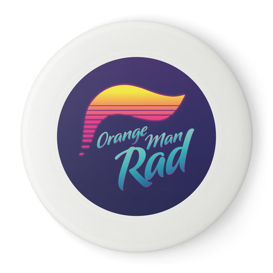 Orange Man Rad Retro Wham-0 Frisbee