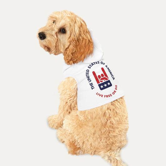 Live Free or Die Pet Hoodie