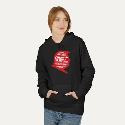 America is Good Fleece Unisex Hoodie