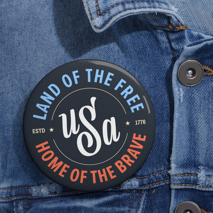 Vintage USA Pin Button