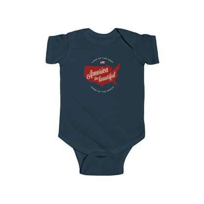 America the Beautiful Onesie