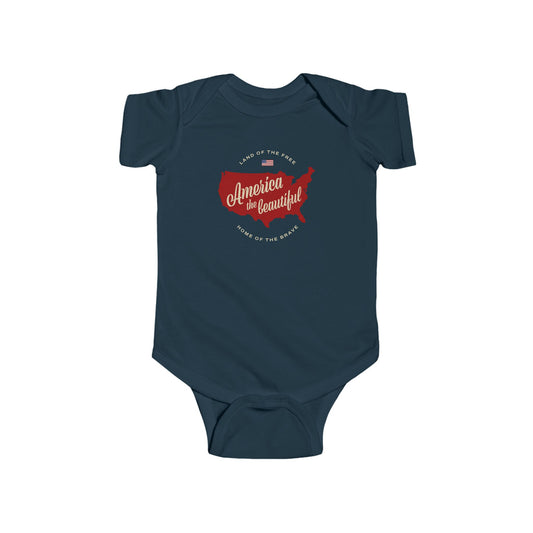 America the Beautiful Onesie