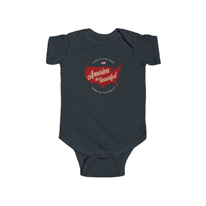 America the Beautiful Onesie