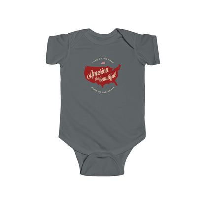America the Beautiful Onesie