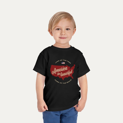 America the Beautiful Toddler Tee