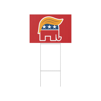 Orange Man Rad Lawn Sign