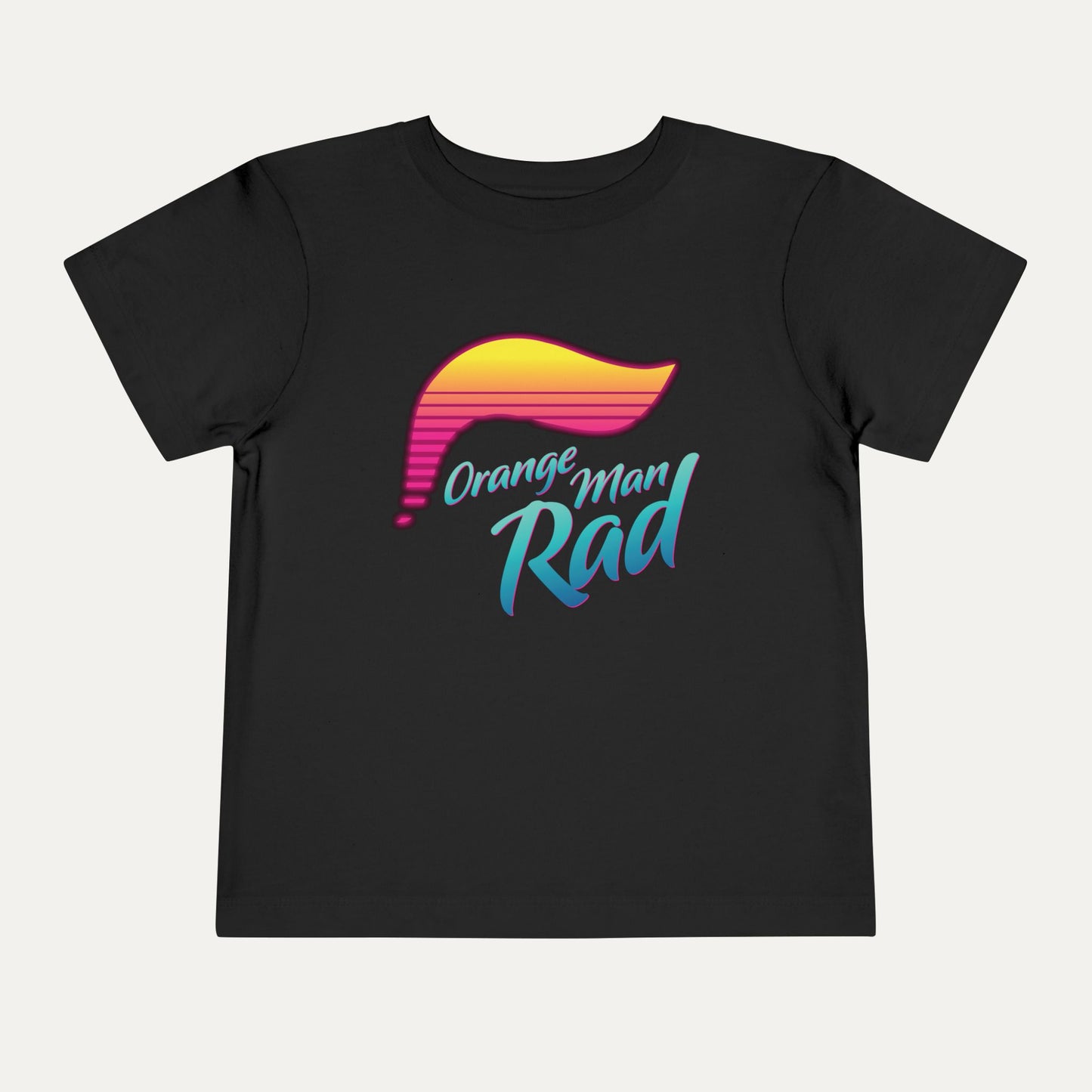 Orange Man Rad Retro Toddler Tee