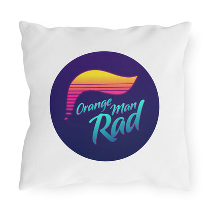 Orange Man Rad Retro Outdoor Pillows