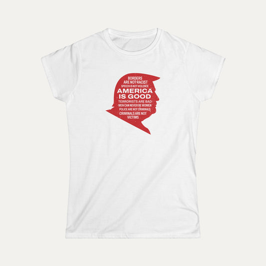 America is Good Women's Softstyle Tee