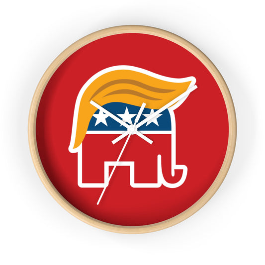 Orange Man Rad Wall Clock
