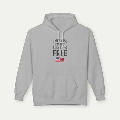 Can’t Talk Fleece Unisex Hoodie