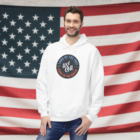 Vintage USA Fleece Unisex Hoodie