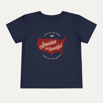 America the Beautiful Toddler Tee
