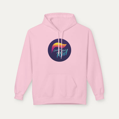 Orange Man Rad Retro Fleece Unisex Hoodie