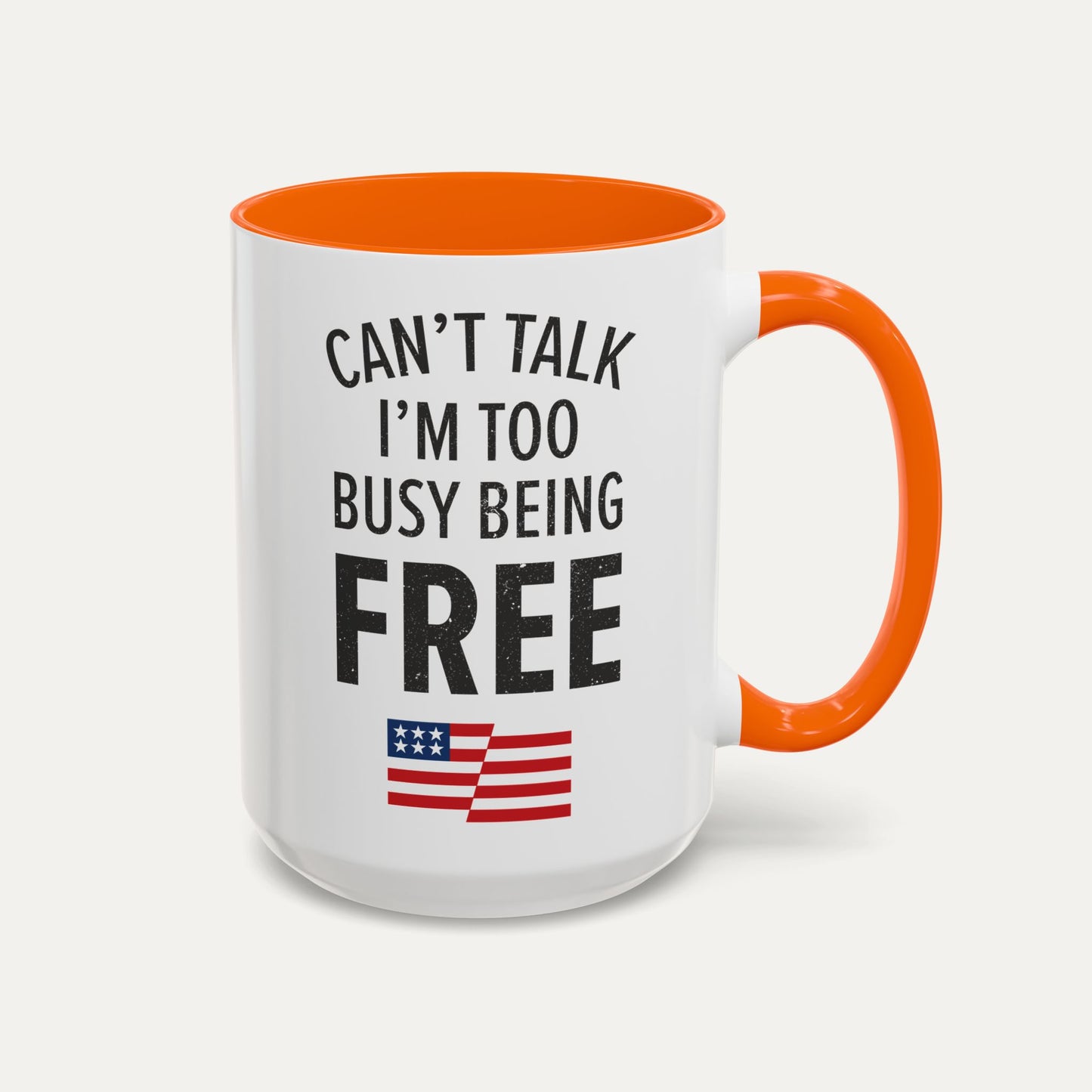 Can’t Talk 15oz Accent Mug
