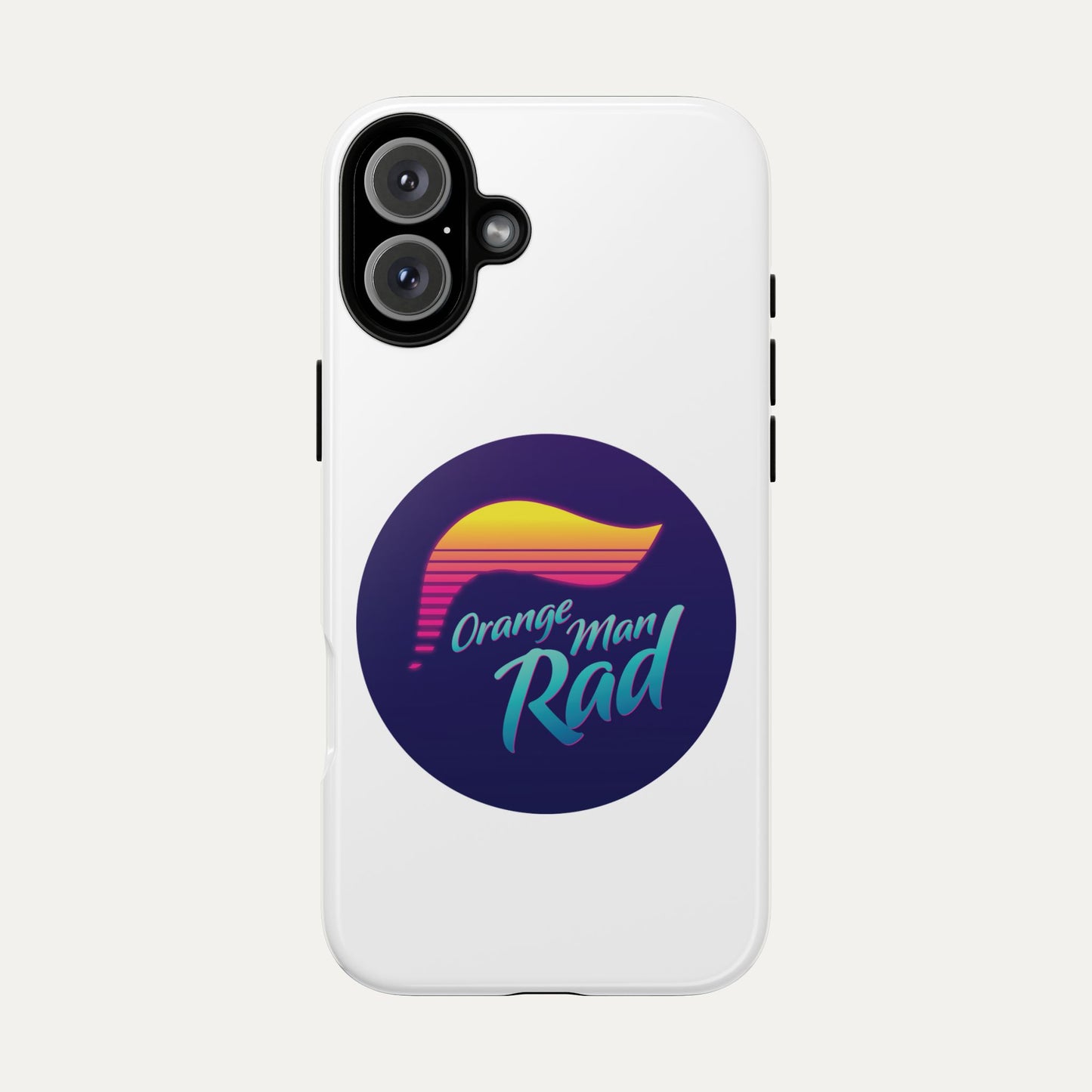 Orange Man Rad Retro Tough Cases