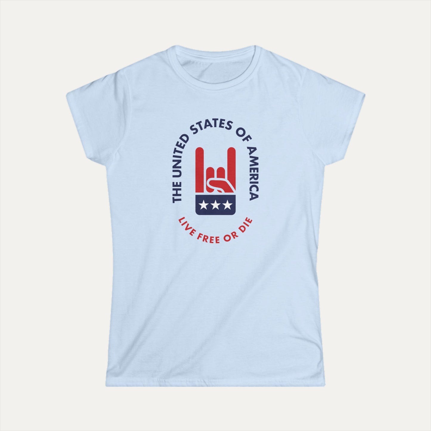 Live Free or Die Women's Softstyle Tee
