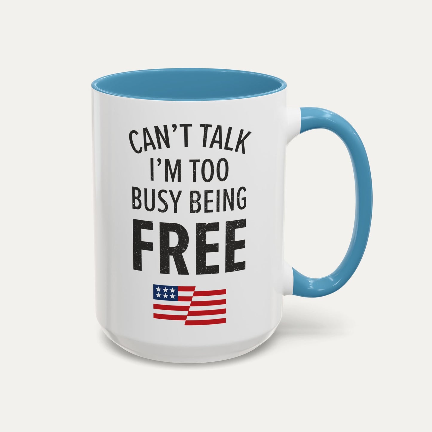 Can’t Talk 15oz Accent Mug