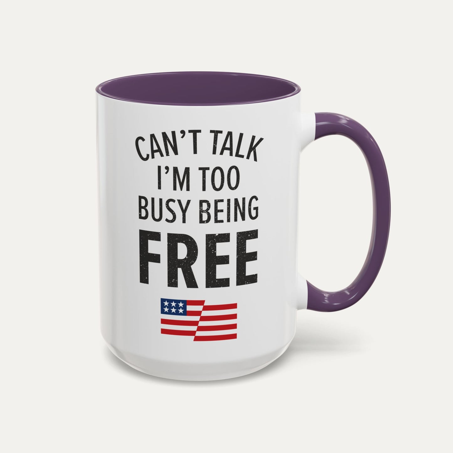 Can’t Talk 15oz Accent Mug