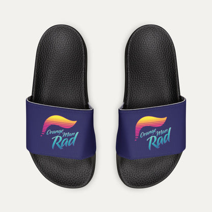 Orange Man Rad Retro Men's Removable-Strap Sandals
