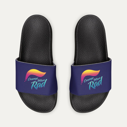 Orange Man Rad Retro Men's Removable-Strap Sandals