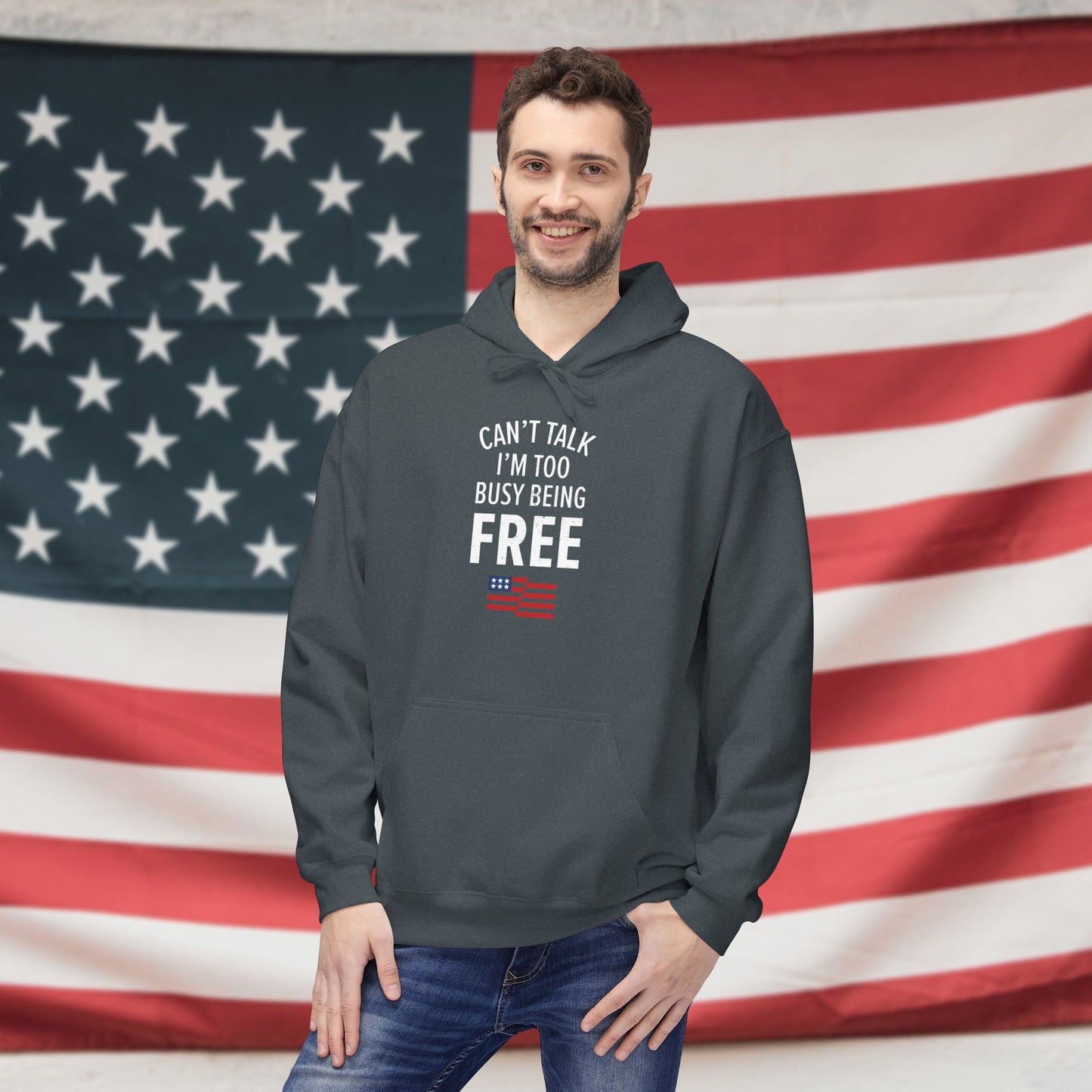 Can’t Talk Fleece Unisex Hoodie