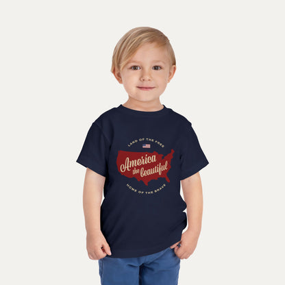 America the Beautiful Toddler Tee