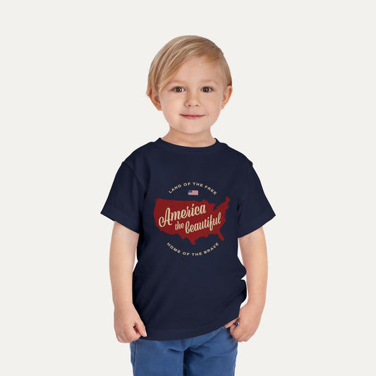 America the Beautiful Toddler Tee