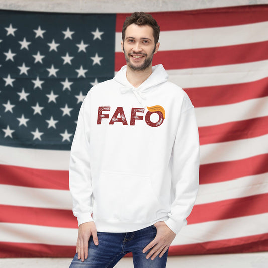 FAFO (Trump style) Fleece Unisex Hoodie