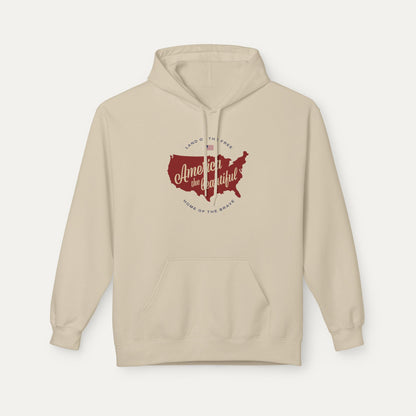 America the Beautiful Fleece Unisex Hoodie