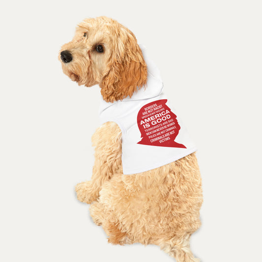 America is Good Pet Hoodie