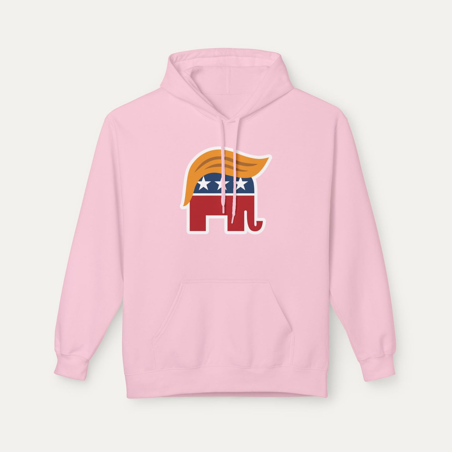 Orange Man Rad Fleece Unisex Hoodie