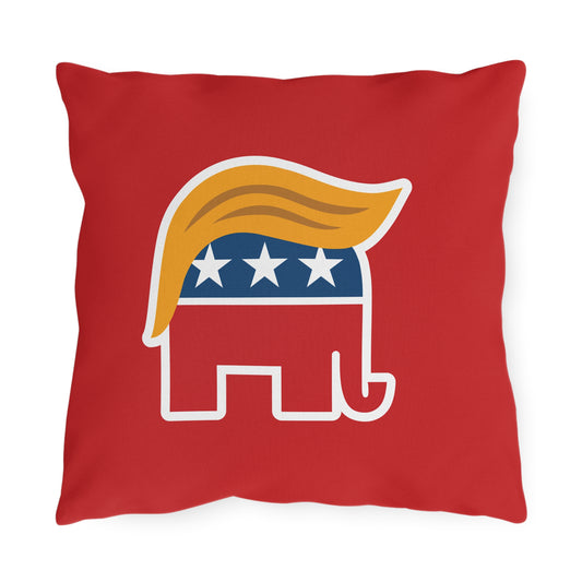 Orange Man Rad Outdoor Pillows