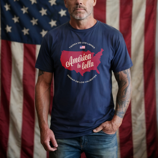 America, the Beautiful (Spanish) Extra Soft Unisex T-shirt