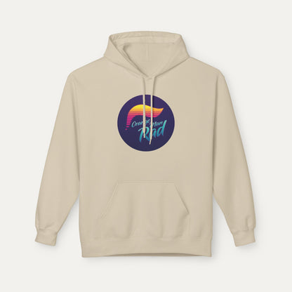 Orange Man Rad Retro Fleece Unisex Hoodie