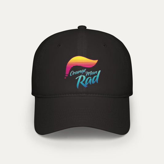 Orange Man Rad Retro Baseball Cap