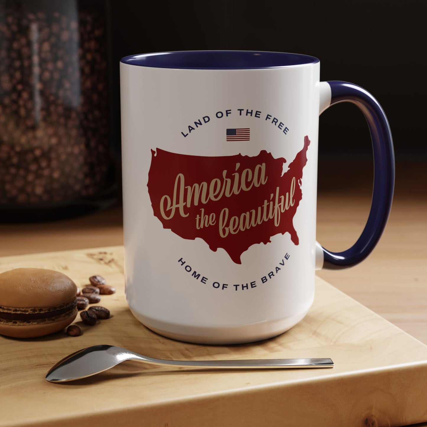 America the Beautiful 15oz Accent Mug