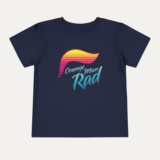 Orange Man Rad Retro Toddler Tee