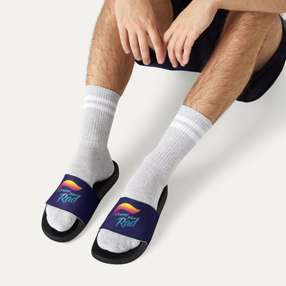 Orange Man Rad Retro Men's Removable-Strap Sandals