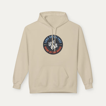 Vintage USA Fleece Unisex Hoodie