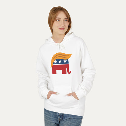 Orange Man Rad Fleece Unisex Hoodie